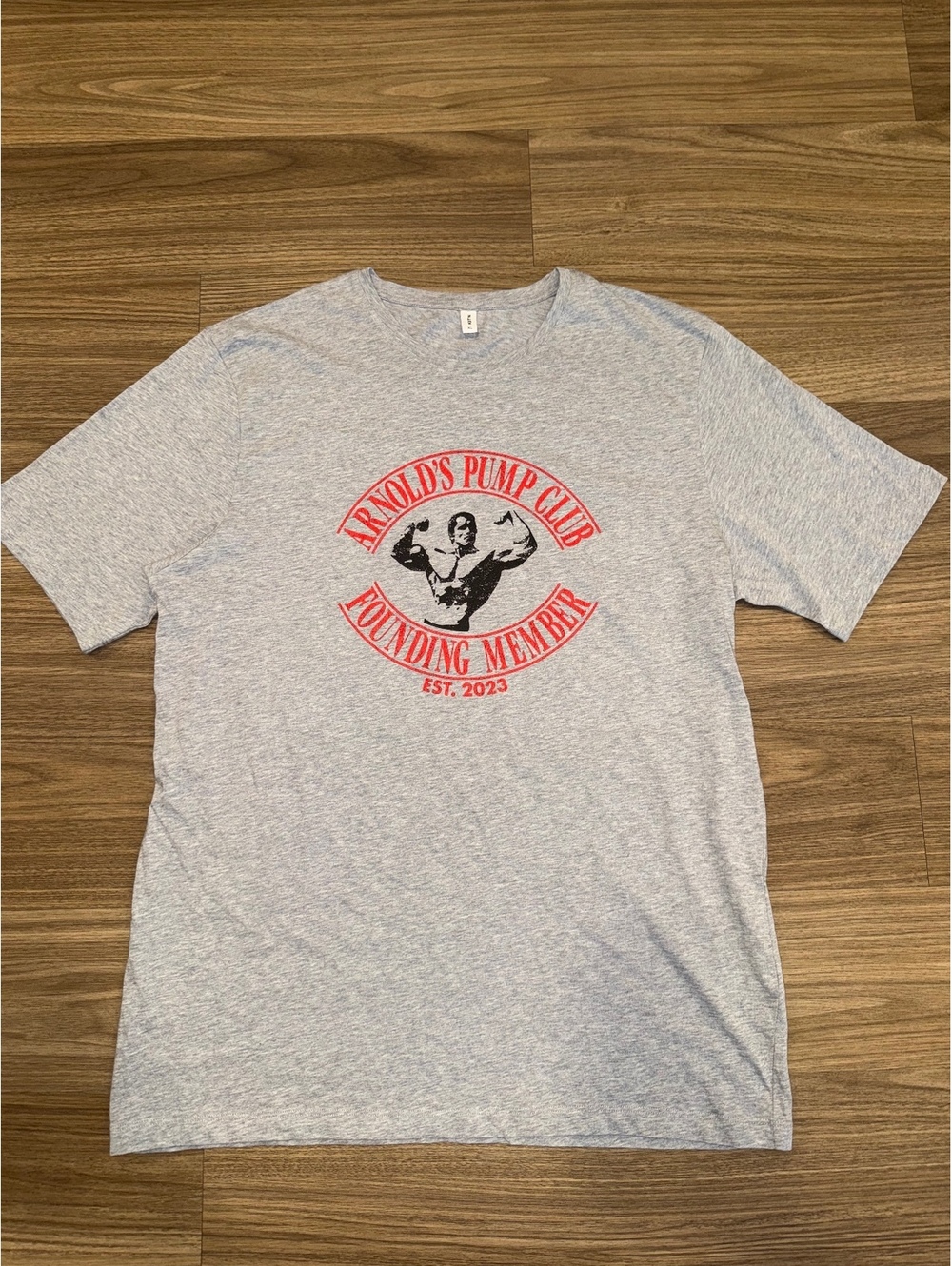 Arnold’s Pump Club Founding Member 2023 Powerlifting Graphic Tshirt XL #AS4621